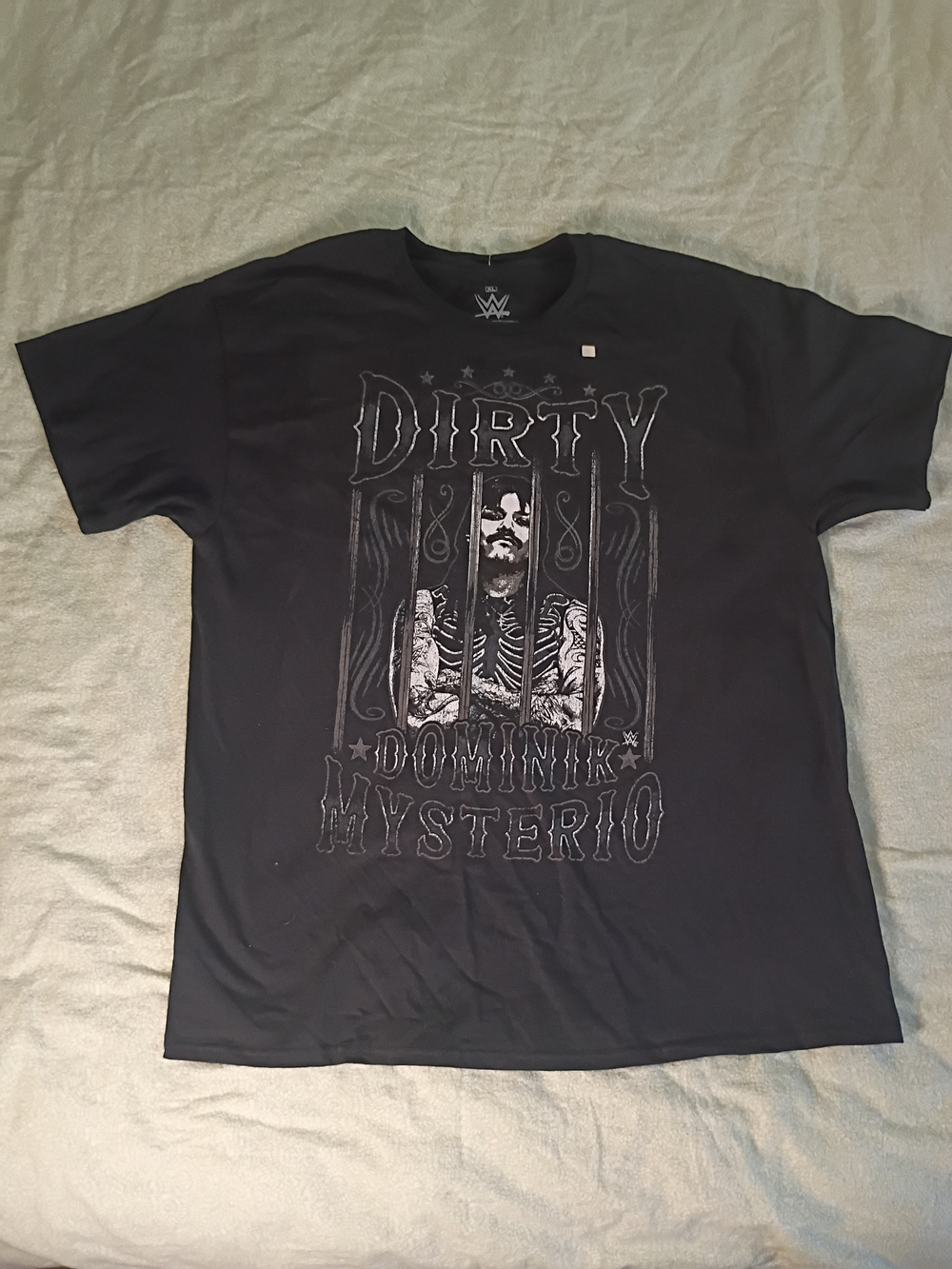 WWE Dirty Dominik Mysterio Graphic Tee - Black NWT